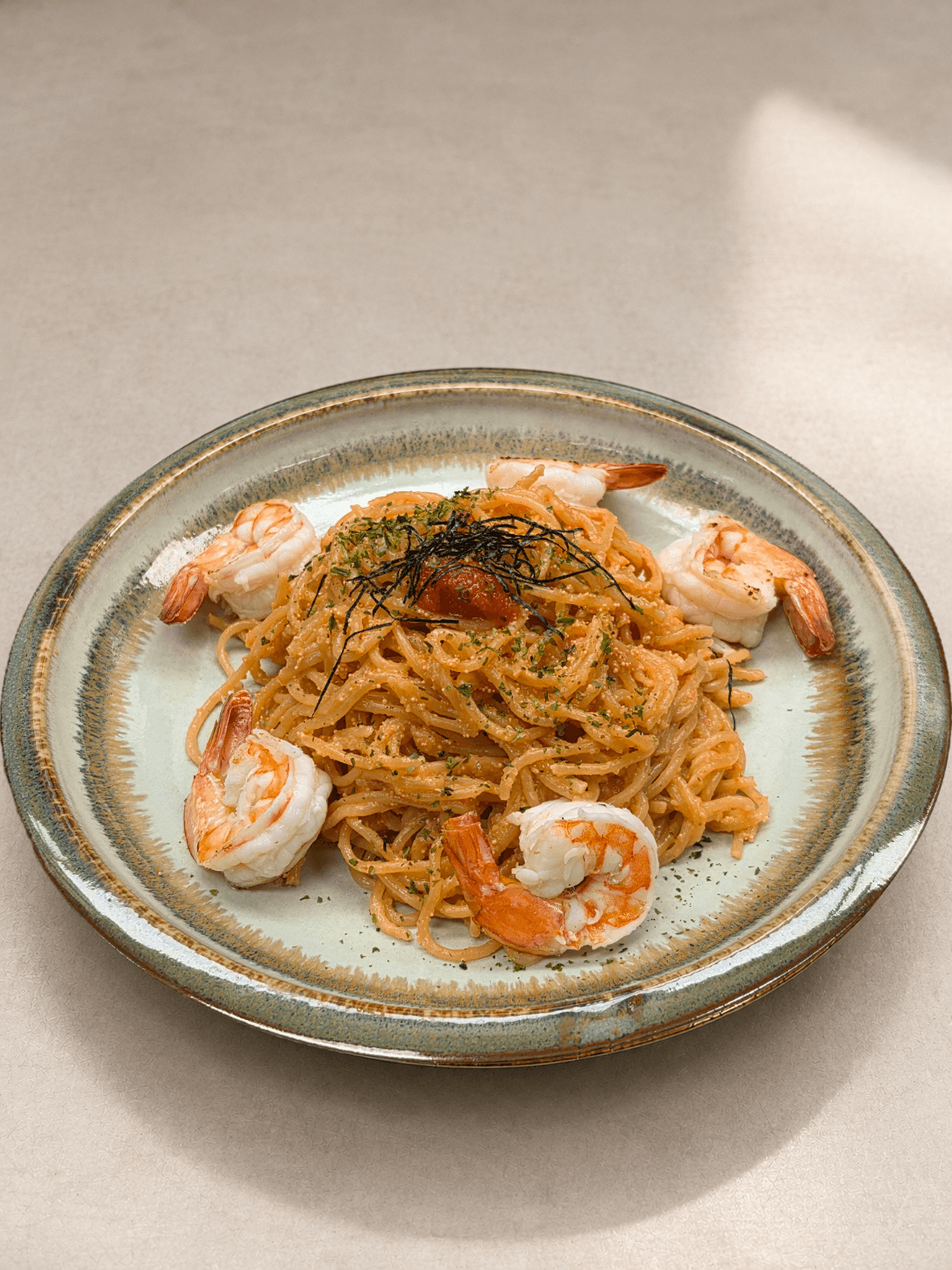 Mentaiko Pasta (Shrimp)
